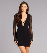 Twist Of Allure Bodycon Mini Dress
