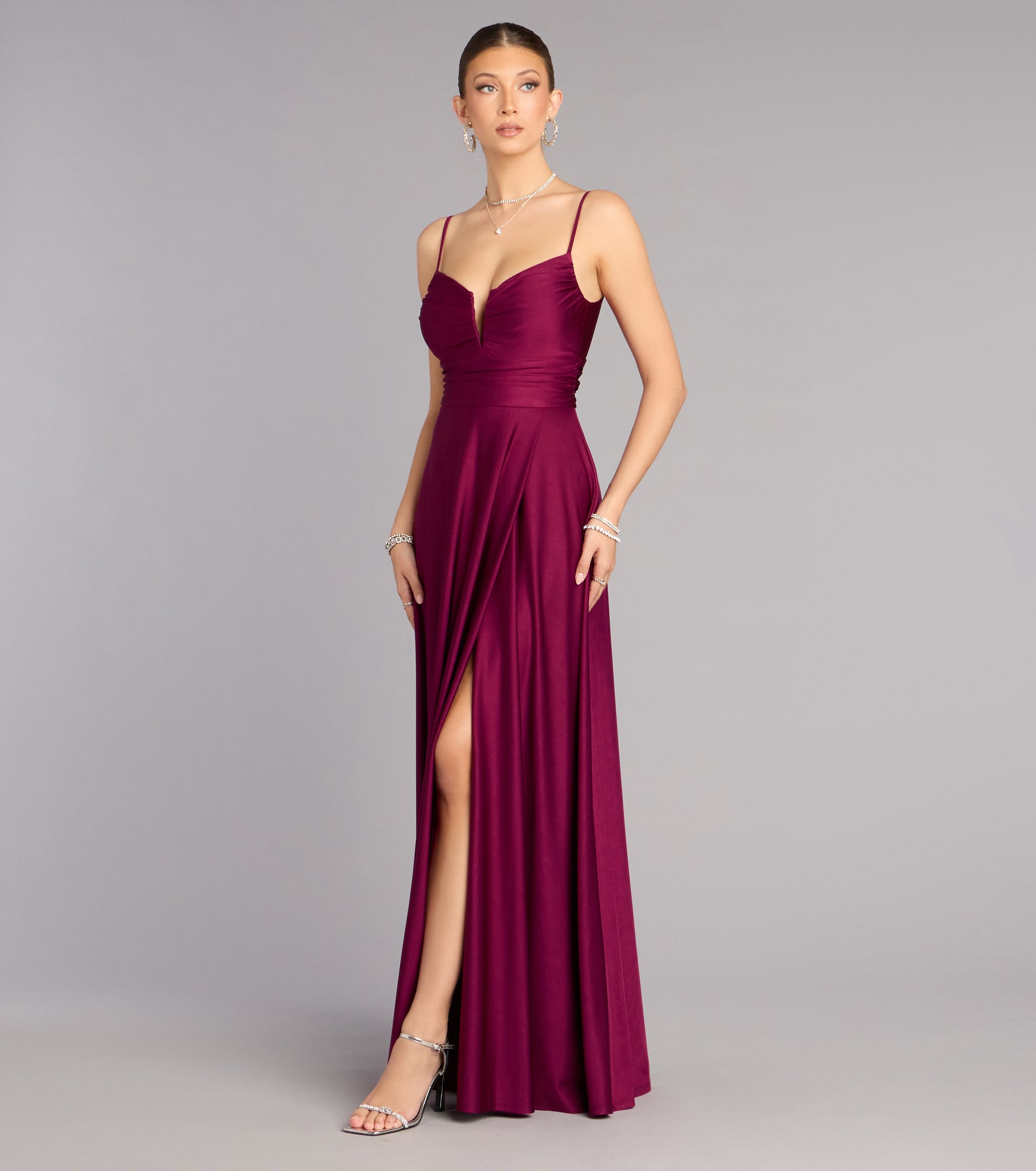 Chantel Low Back A-Line Formal Dress