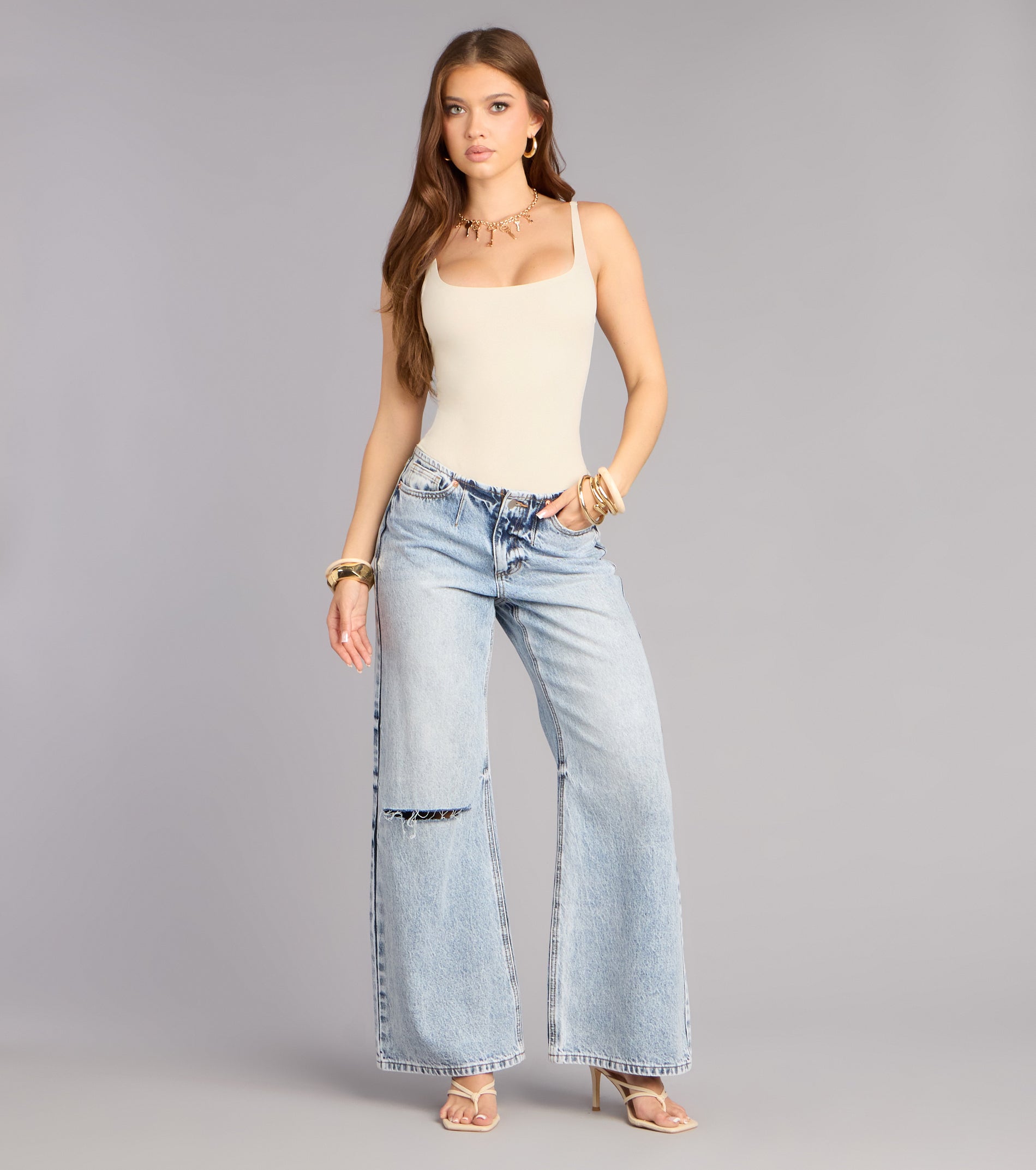 Second Skin Square Neck Bodysuit