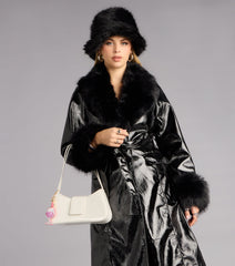 Sleek Shine Patent Shoulder Bag