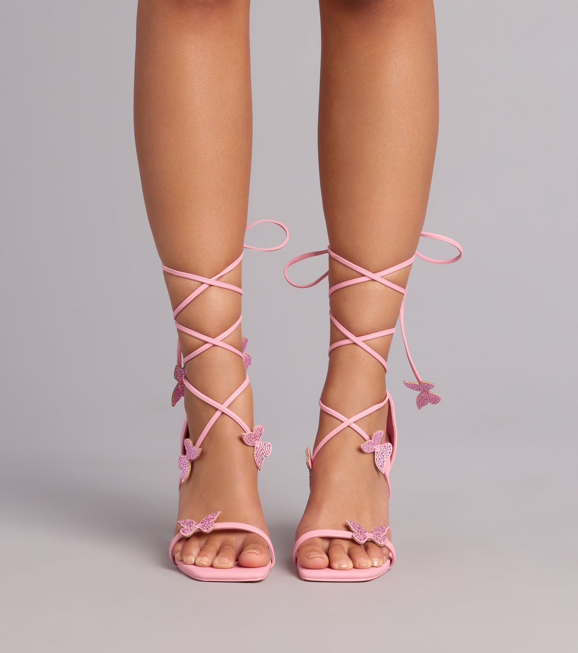 Flirty Extra Butterfly Stiletto Heels